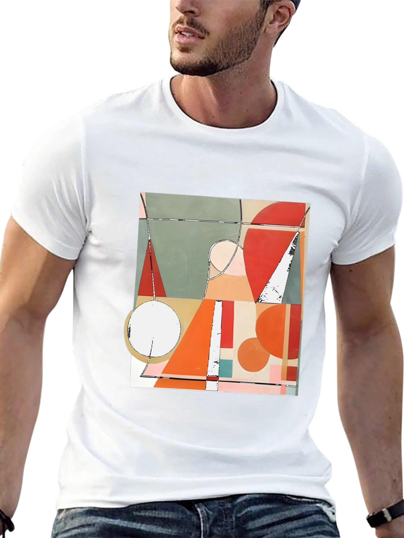 Abstract Geometric Art T-Shirt