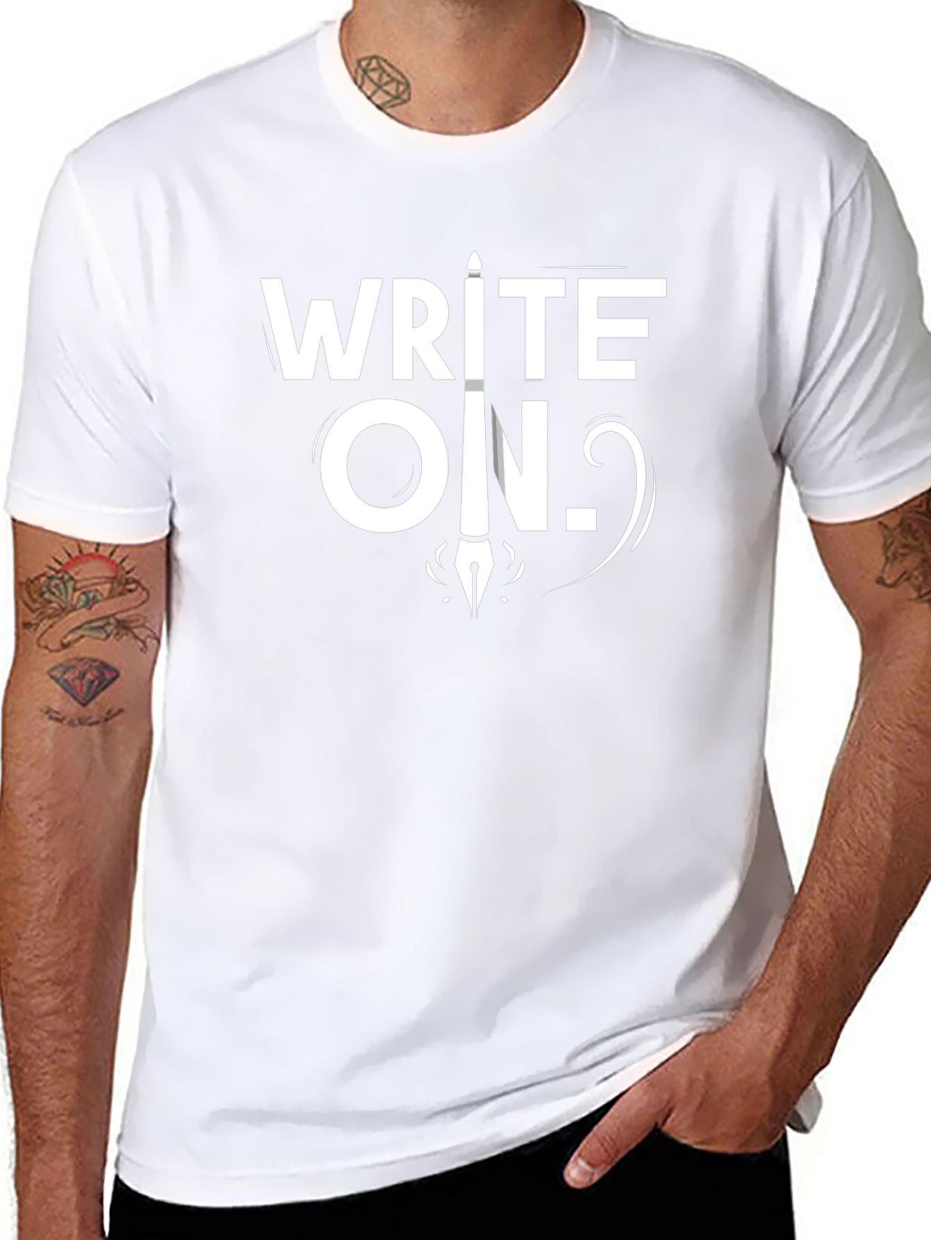 Write On T-Shirt - Writers Ink
