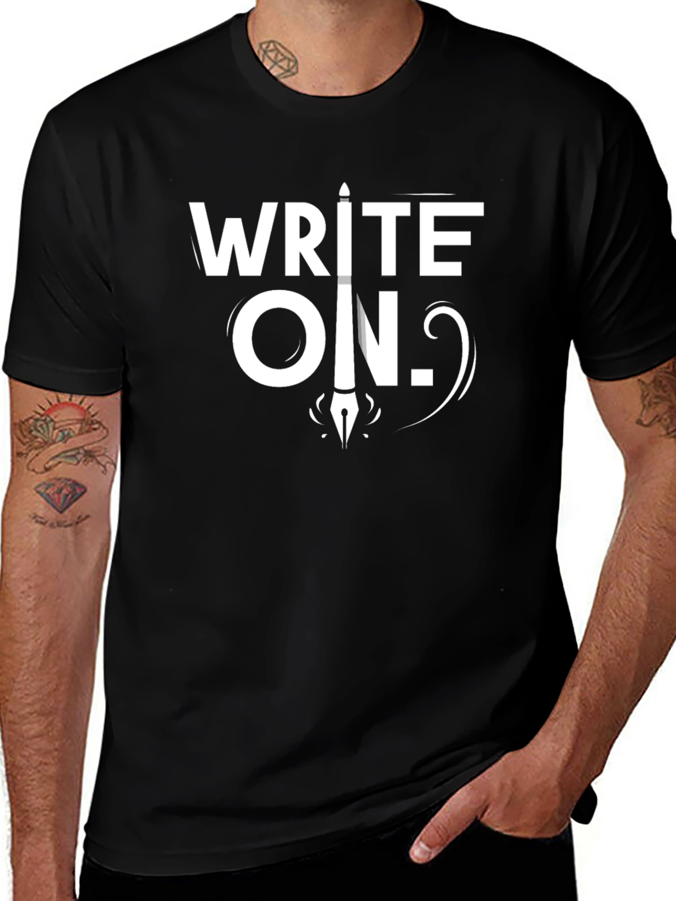 Write On T-Shirt - Writers Ink