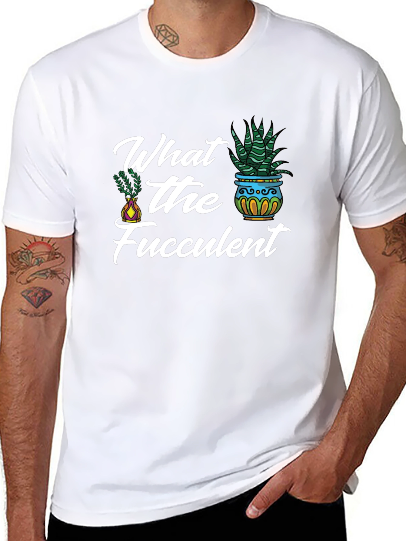 What the Fucculent Graphic Tee