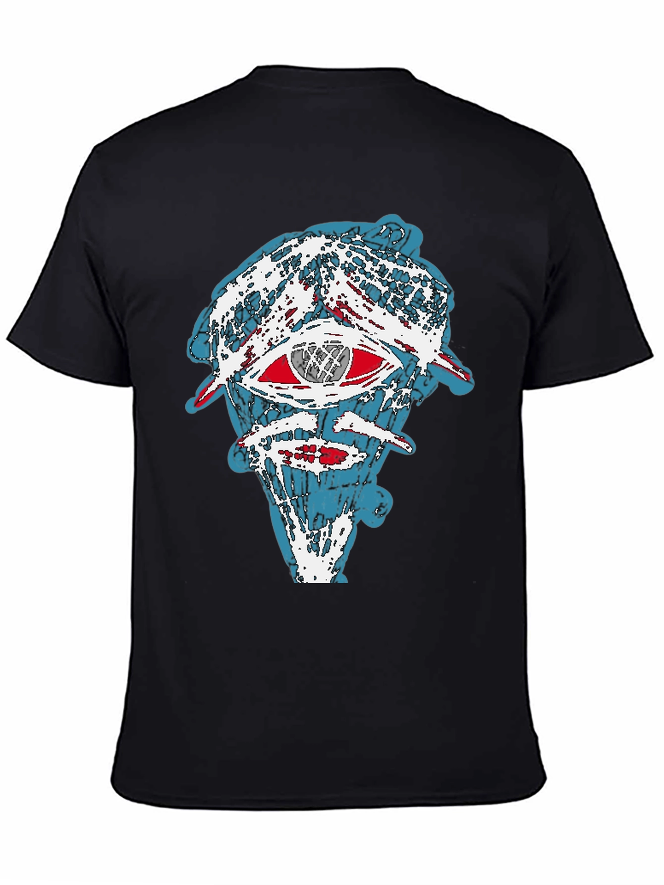 Abstract Graphic Print Tee