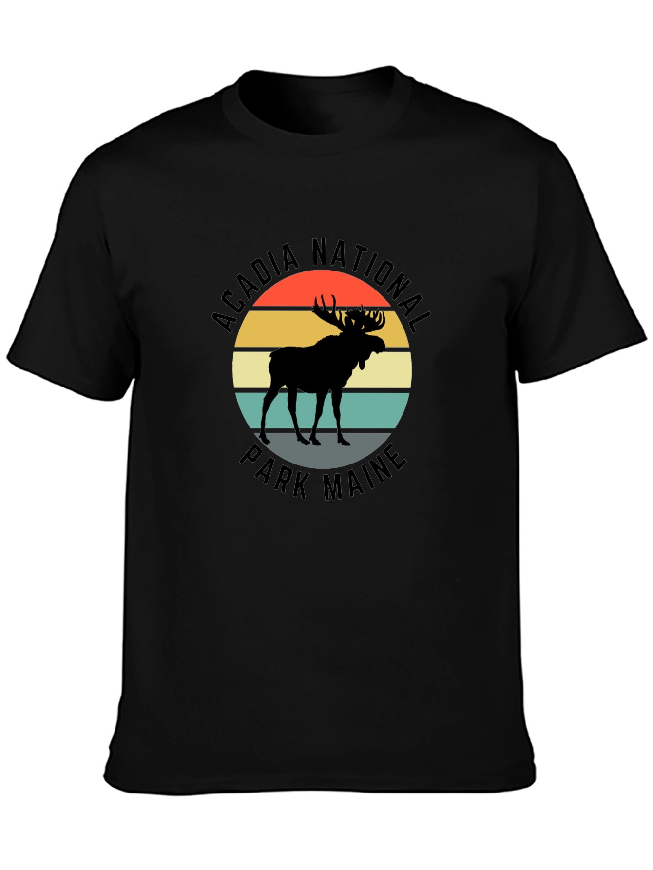 Acadia National Park Maine Moose T-Shirt