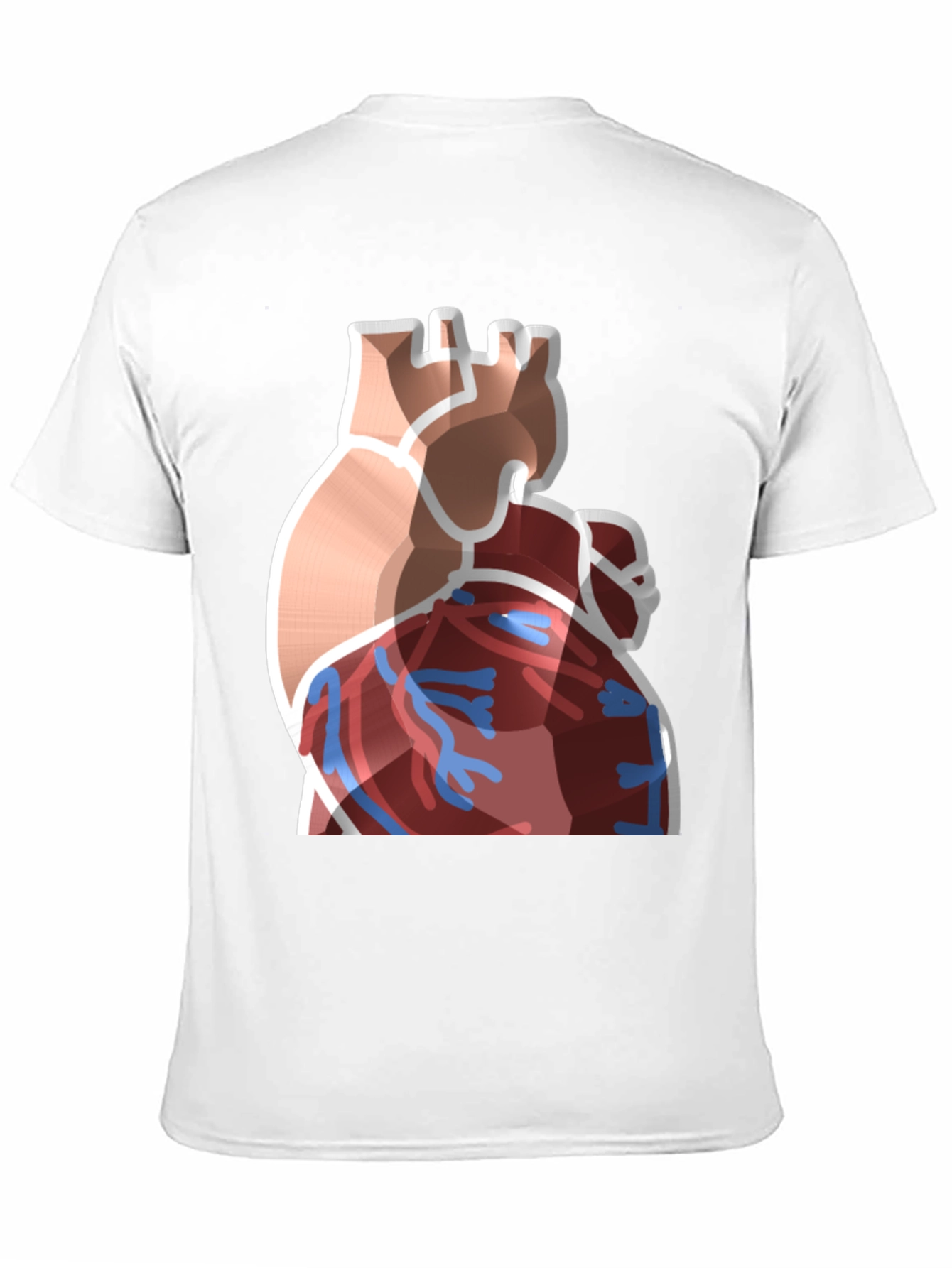 Anatomical Heart Graphic Black T-Shirt