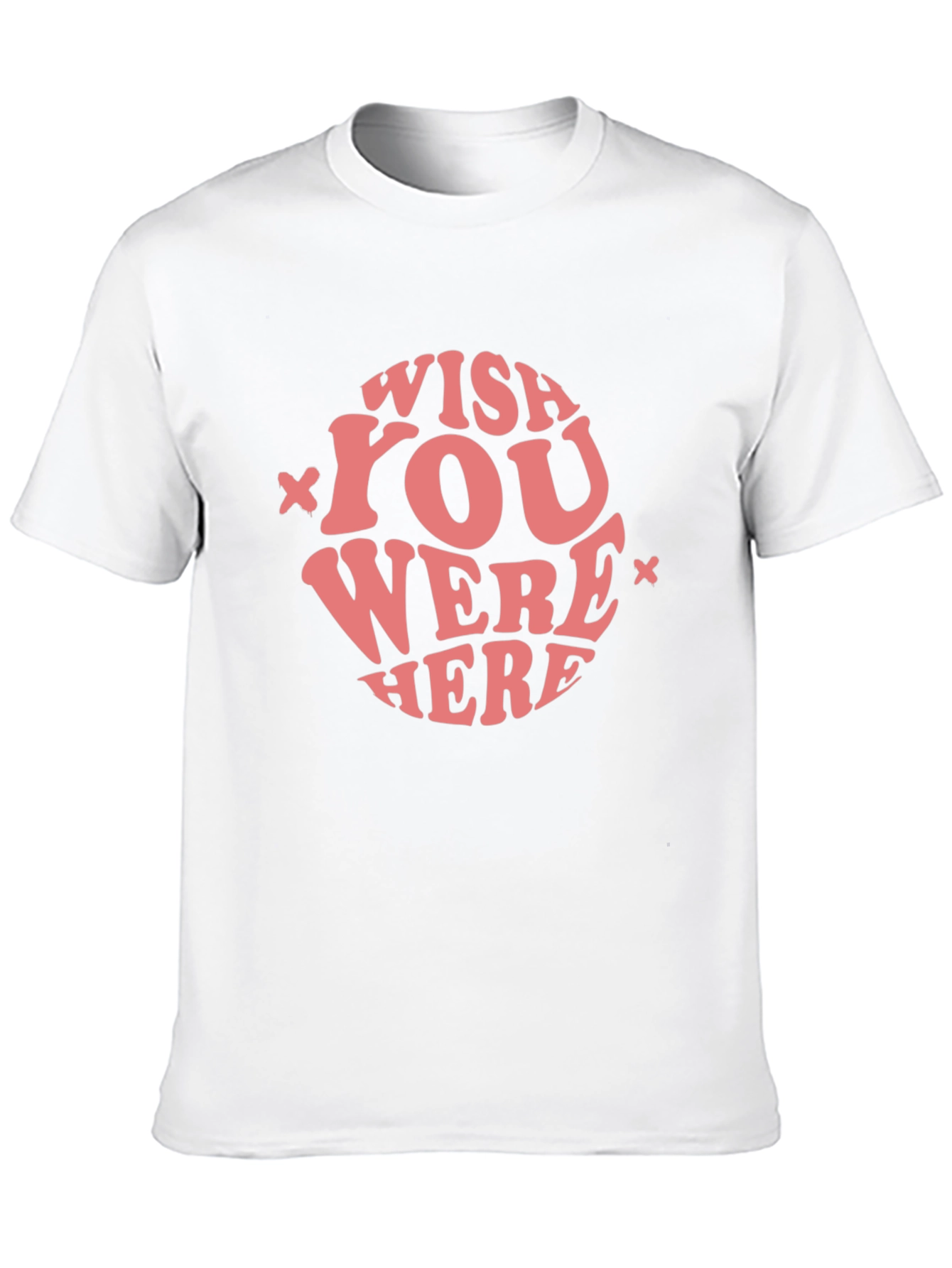 Wish You Were Here Graphic Tee - Black