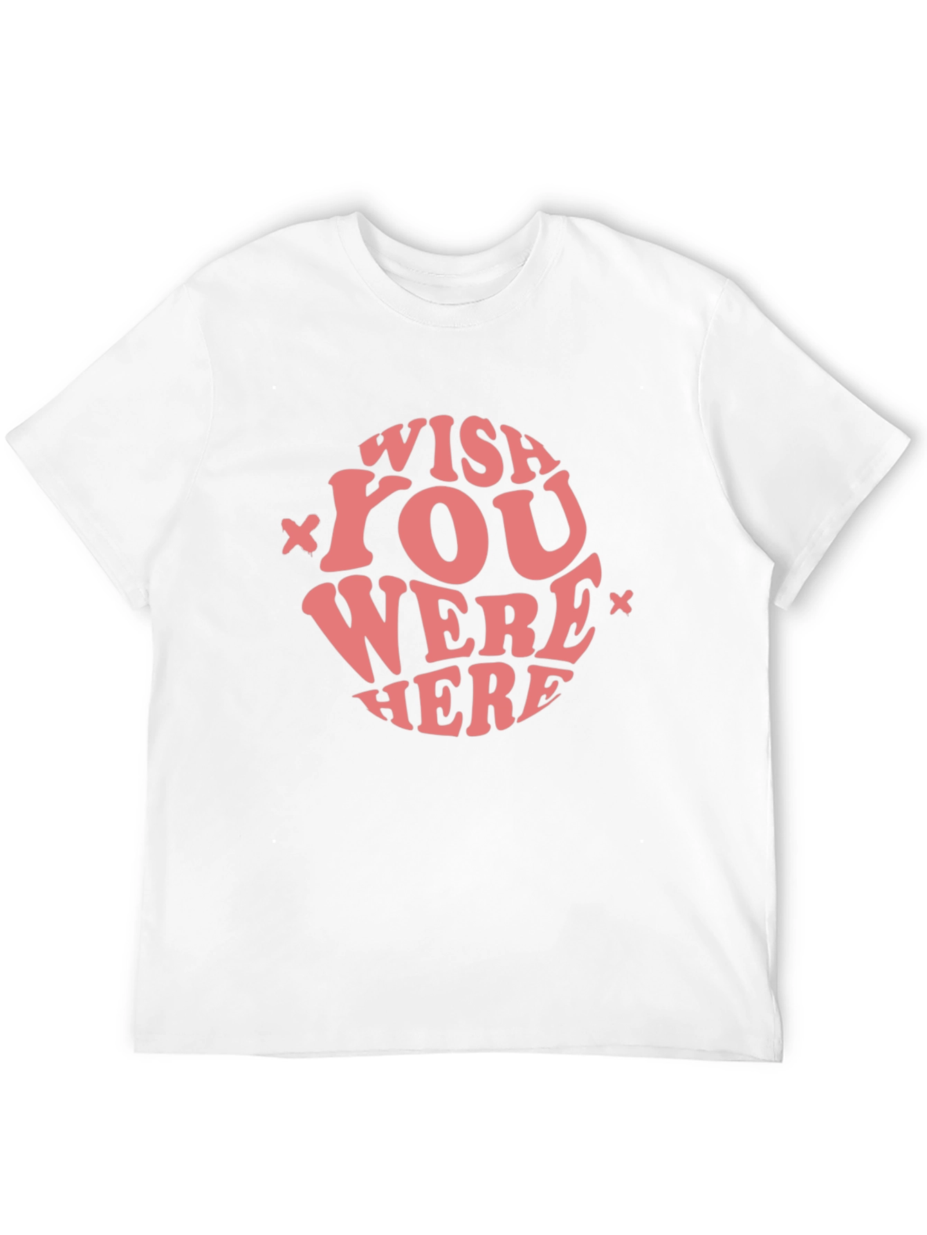 Wish You Were Here Graphic Tee - Black