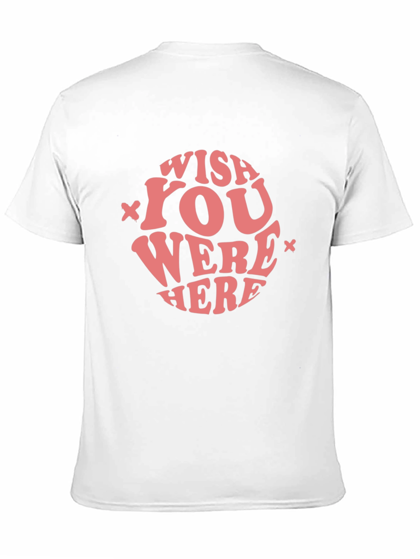 Wish You Were Here Graphic Tee - Black