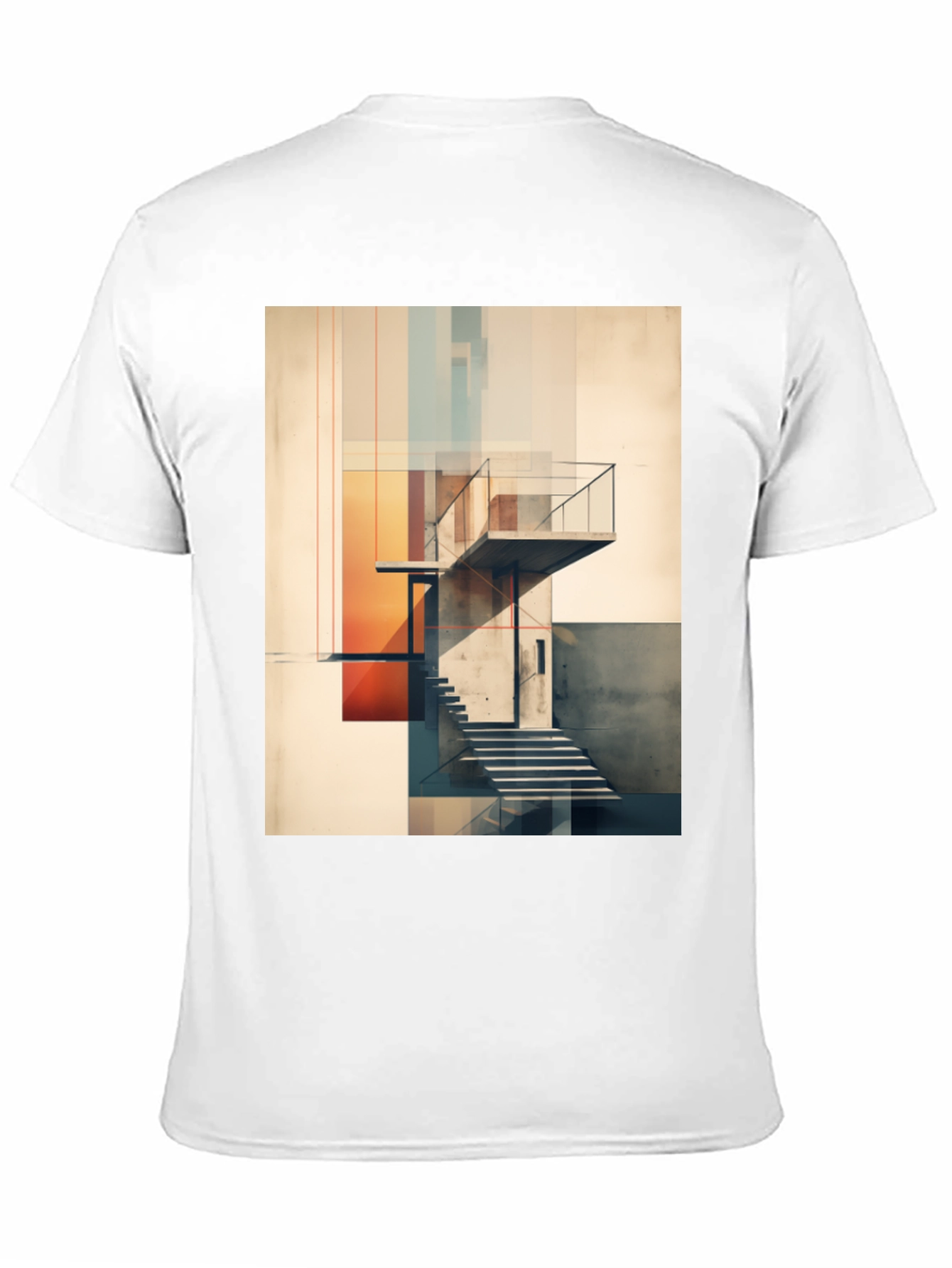 Abstract Architecture Graphic Tee - Modern Design