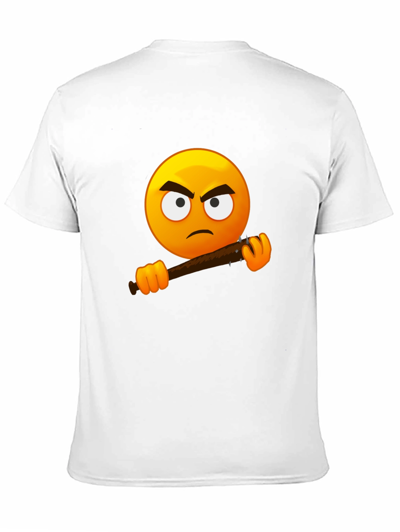 Angry Emoji Graphic Tee - Black T-Shirt