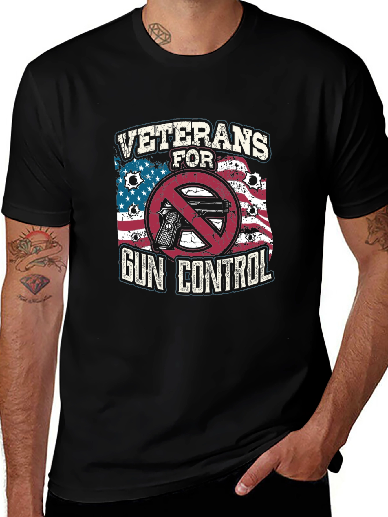Veterans for Gun Control T-Shirt