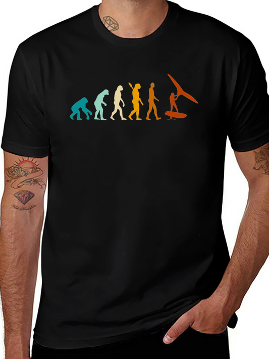 Windsurfing Evolution Graphic T-Shirt