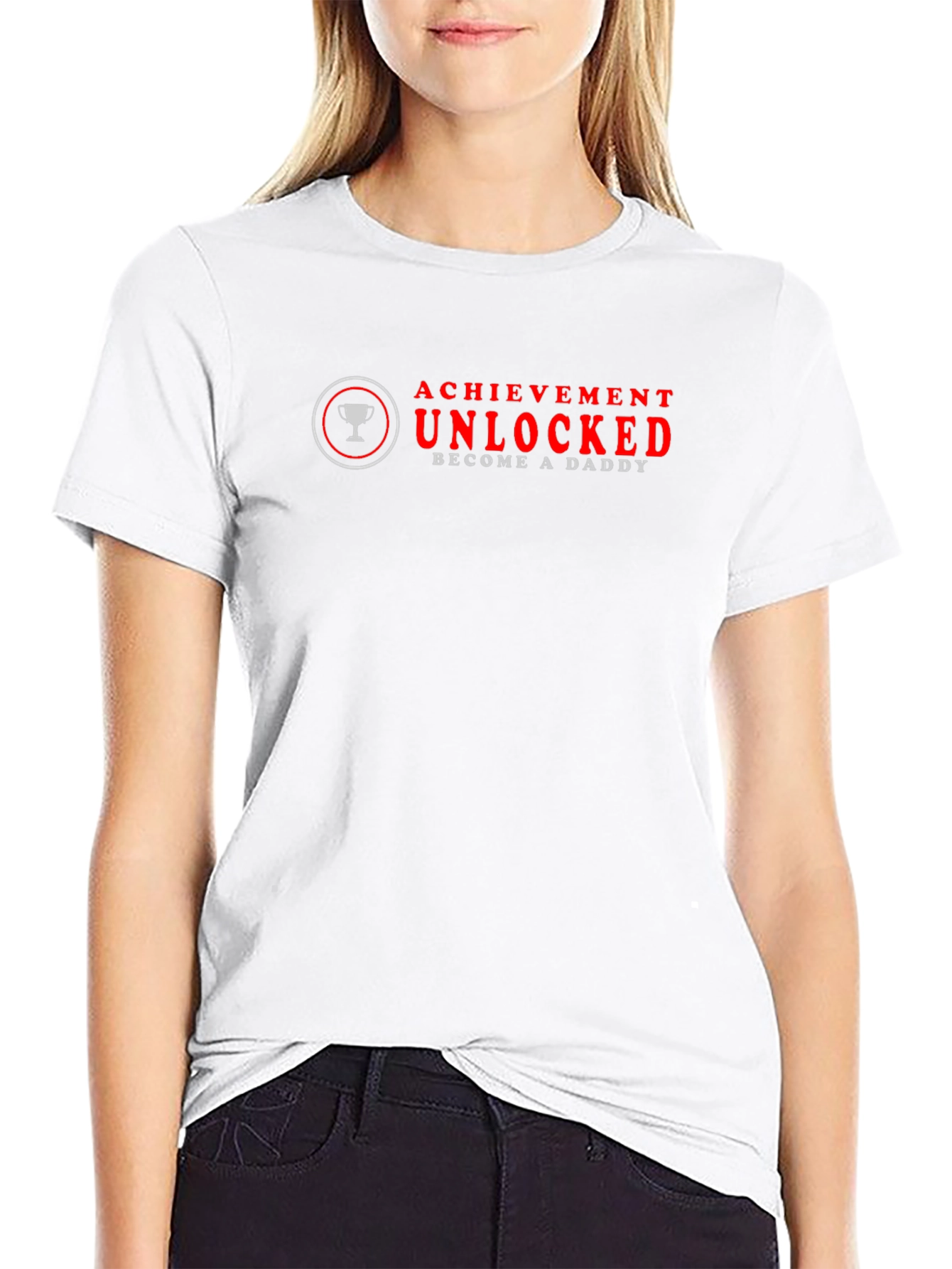 Achievement Unlocked Become A Daddy Graphic Tee