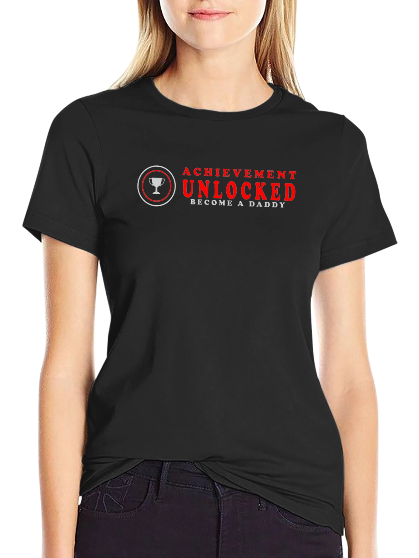 Achievement Unlocked Become A Daddy Graphic Tee