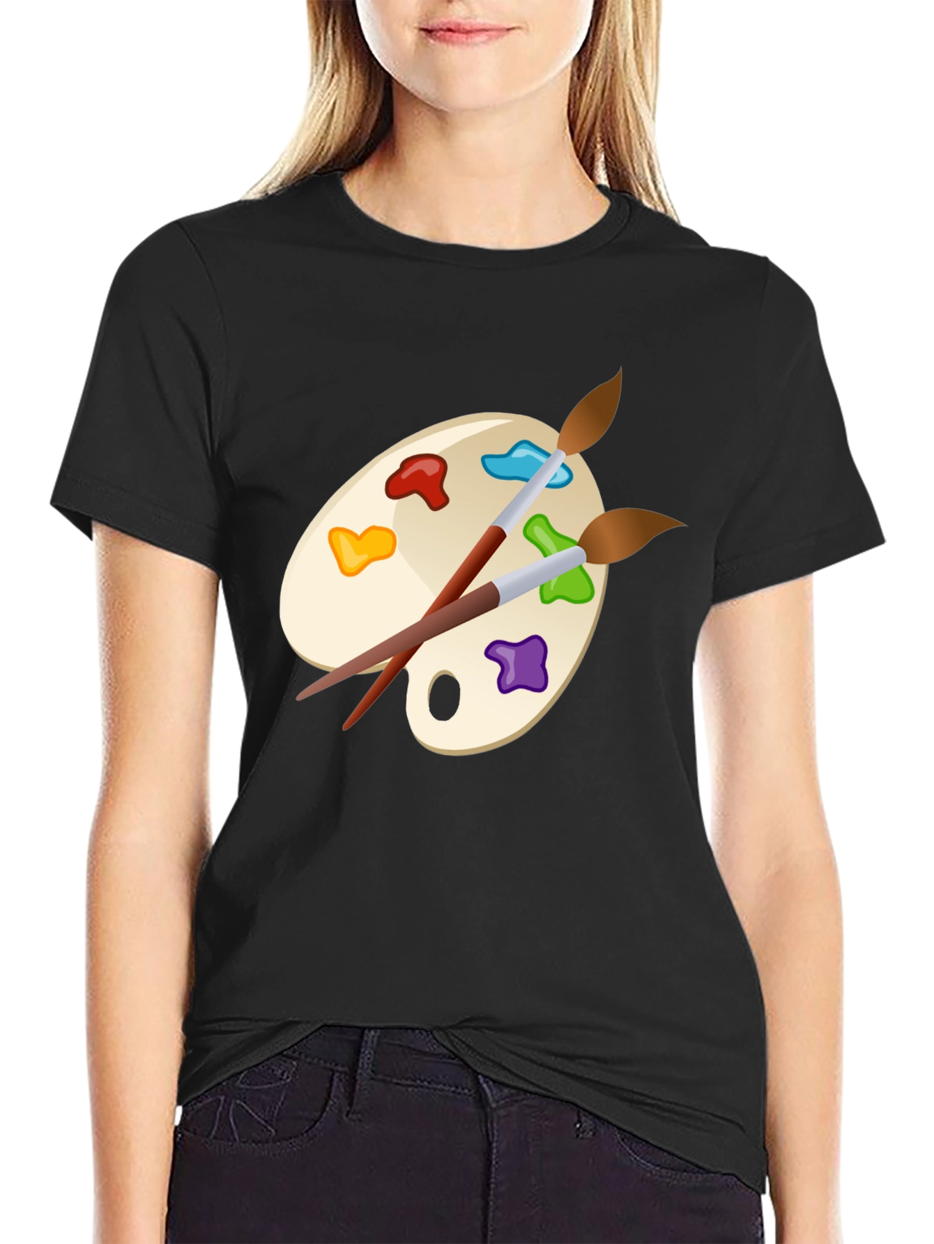 Art Palette Graphic Tee - Painters Delight!