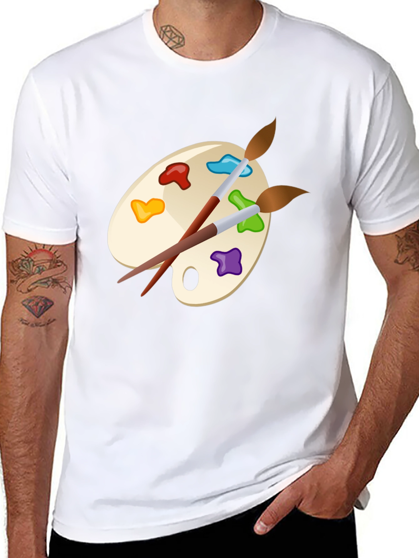 Art Palette Graphic Tee - Painters Delight!