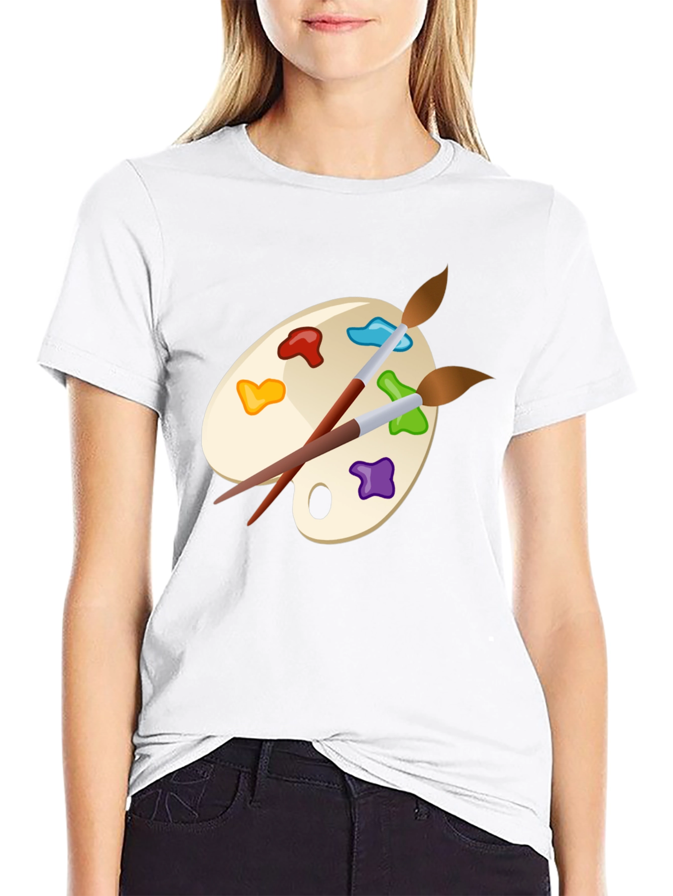 Art Palette Graphic Tee - Painters Delight!