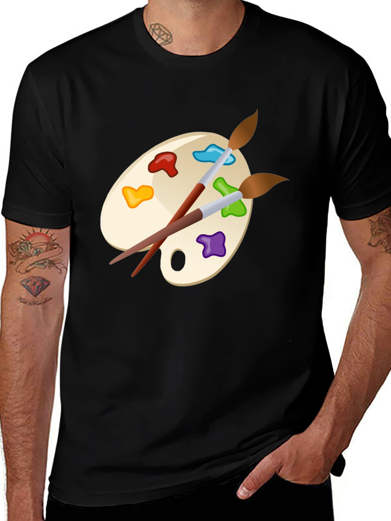 Art Palette Graphic Tee - Painters Delight!