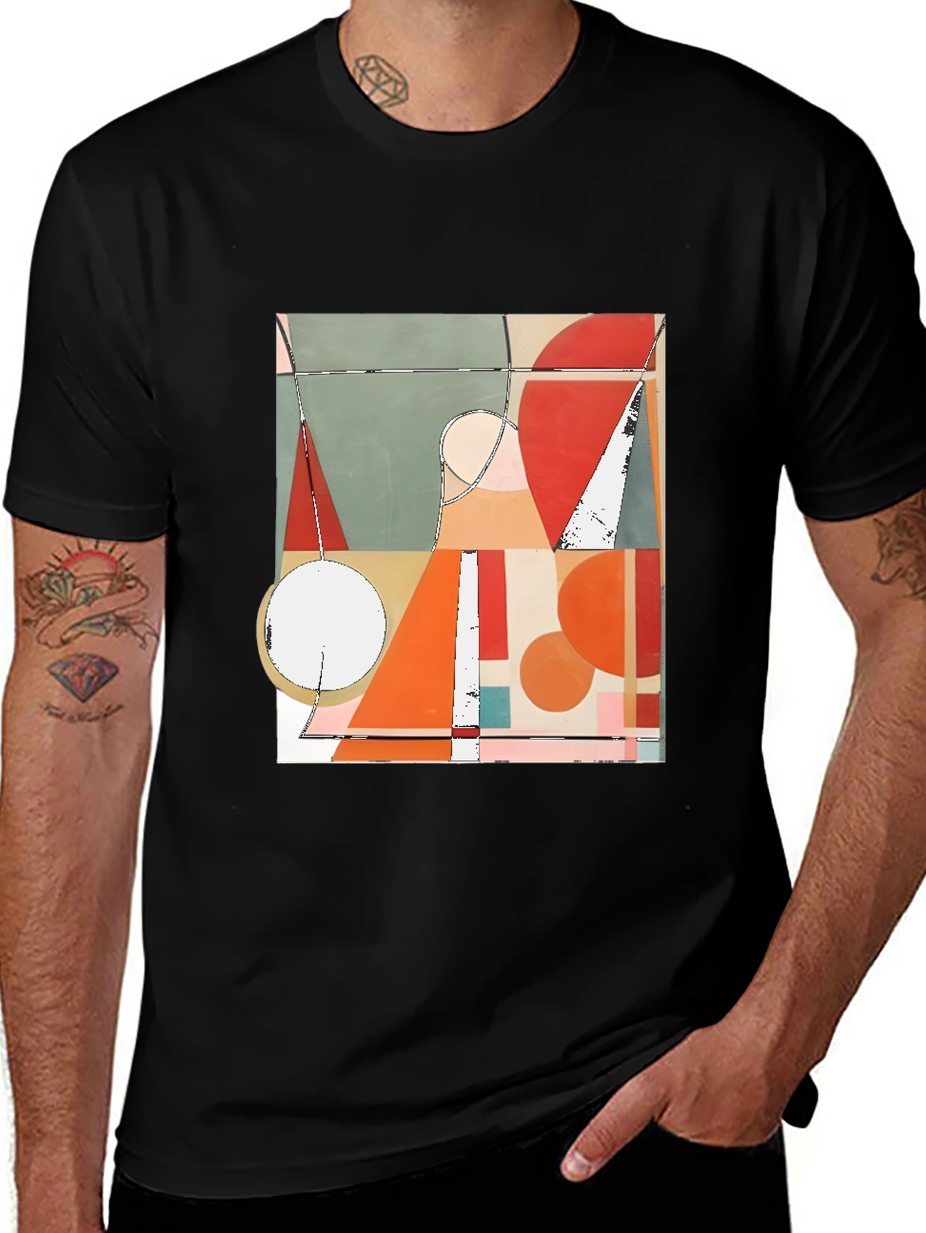 Abstract Geometric Art T-Shirt