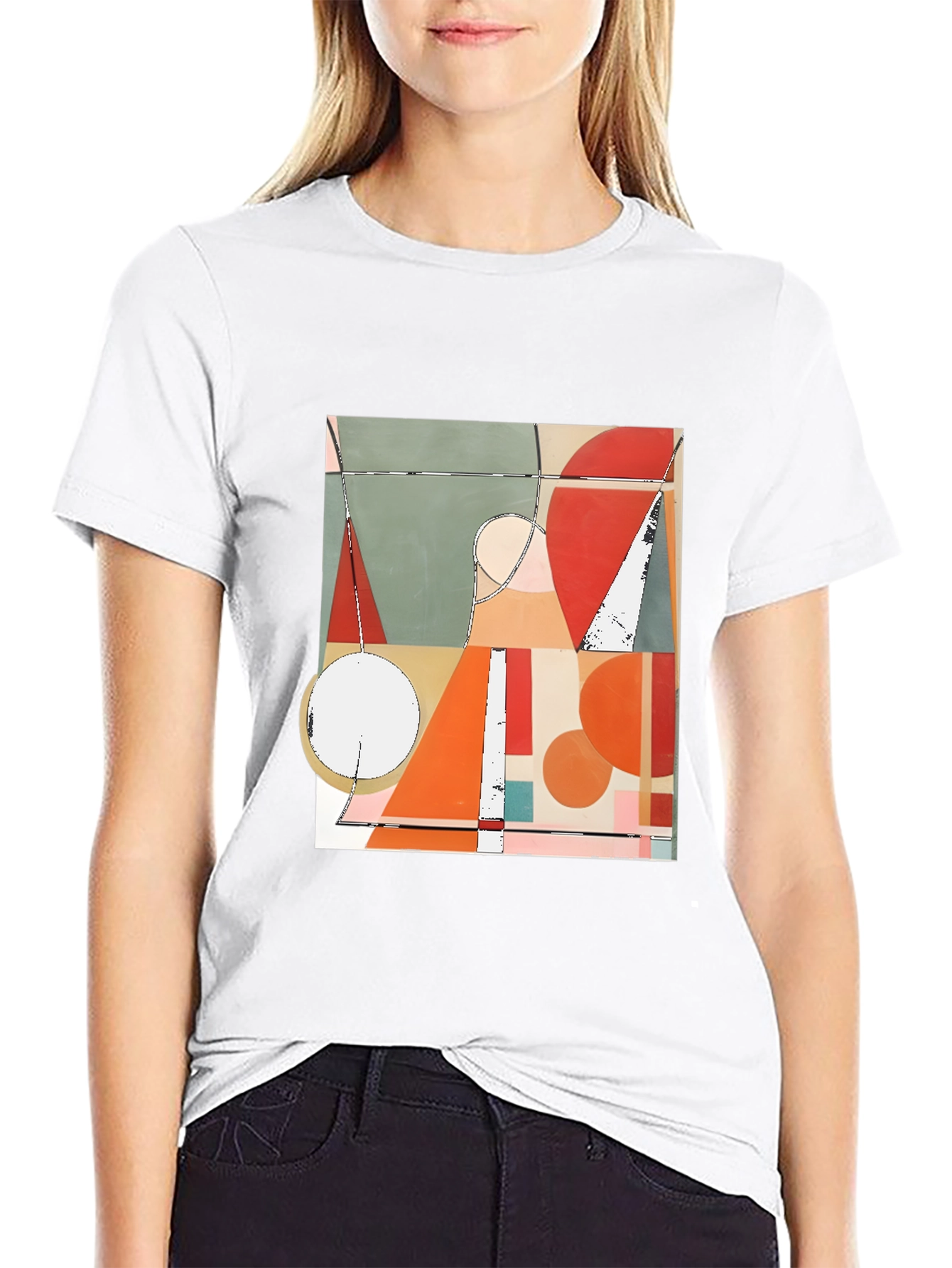 Abstract Geometric Art T-Shirt