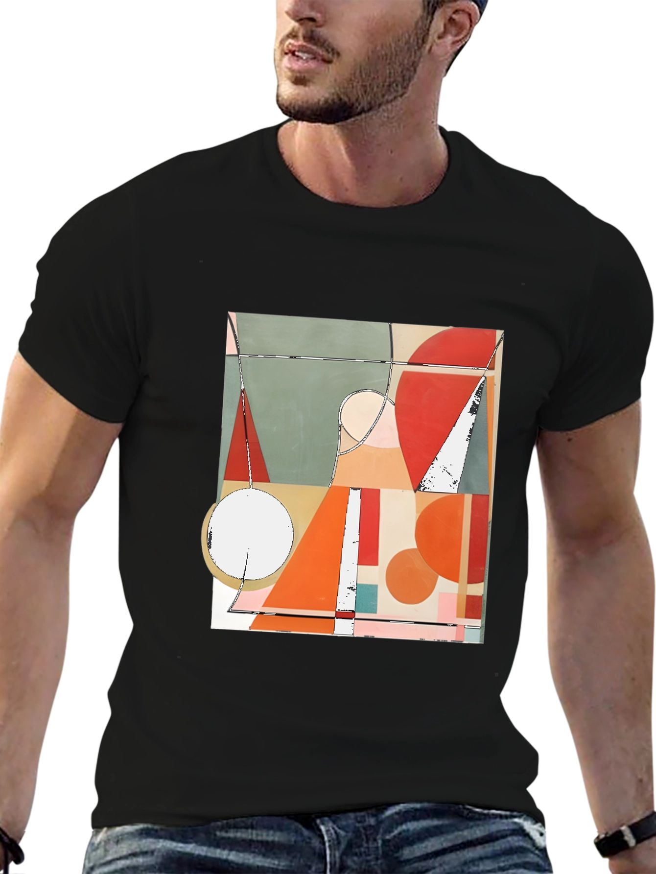 Abstract Geometric Art T-Shirt