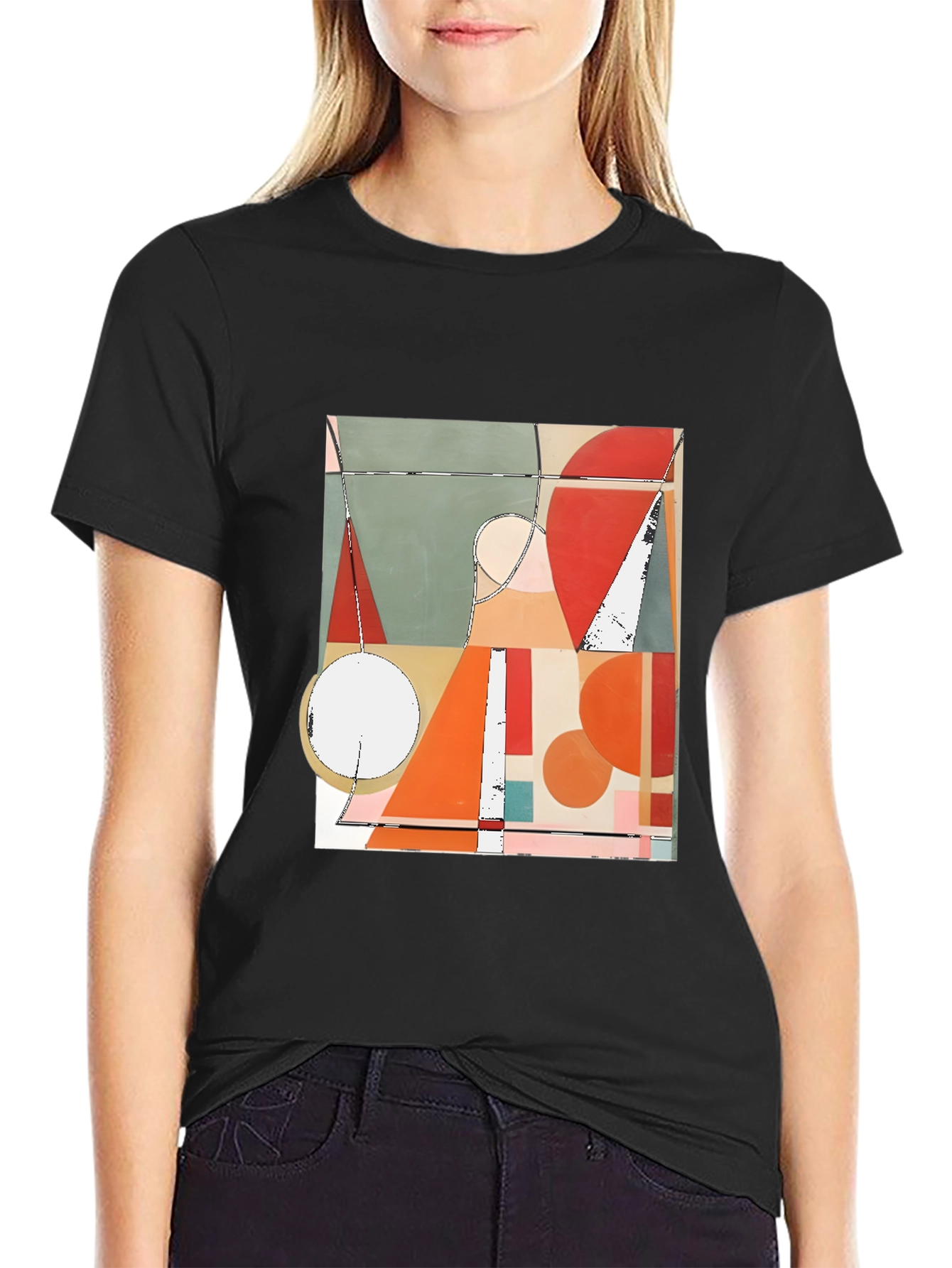 Abstract Geometric Art T-Shirt