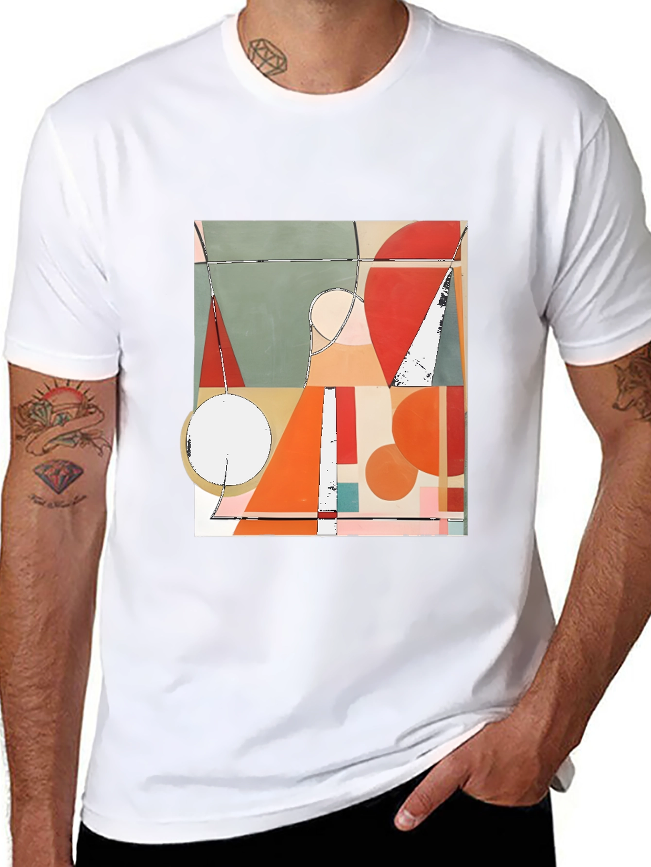Abstract Geometric Art T-Shirt