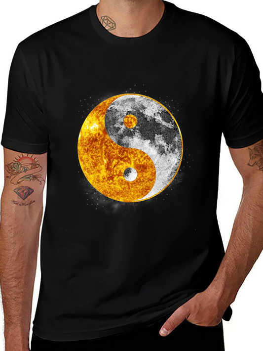 Yin Yang Sun & Moon Graphic Tee
