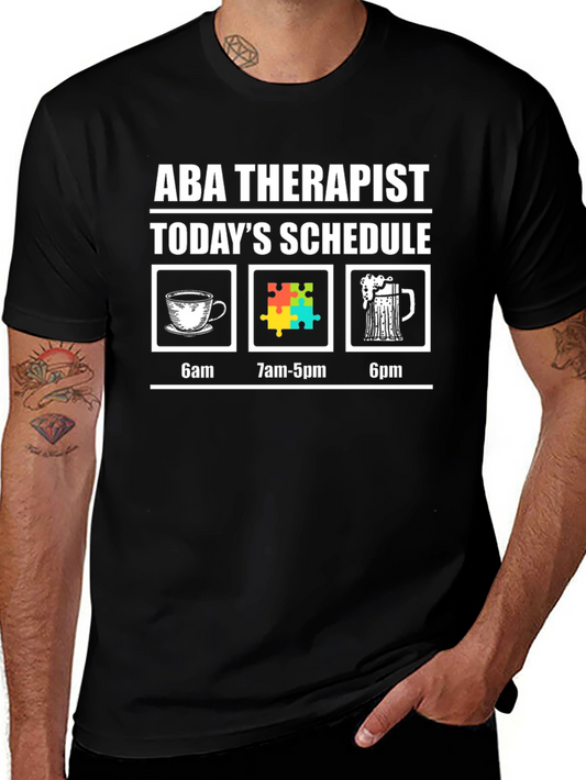 ABA Therapist Schedule Graphic T-Shirt