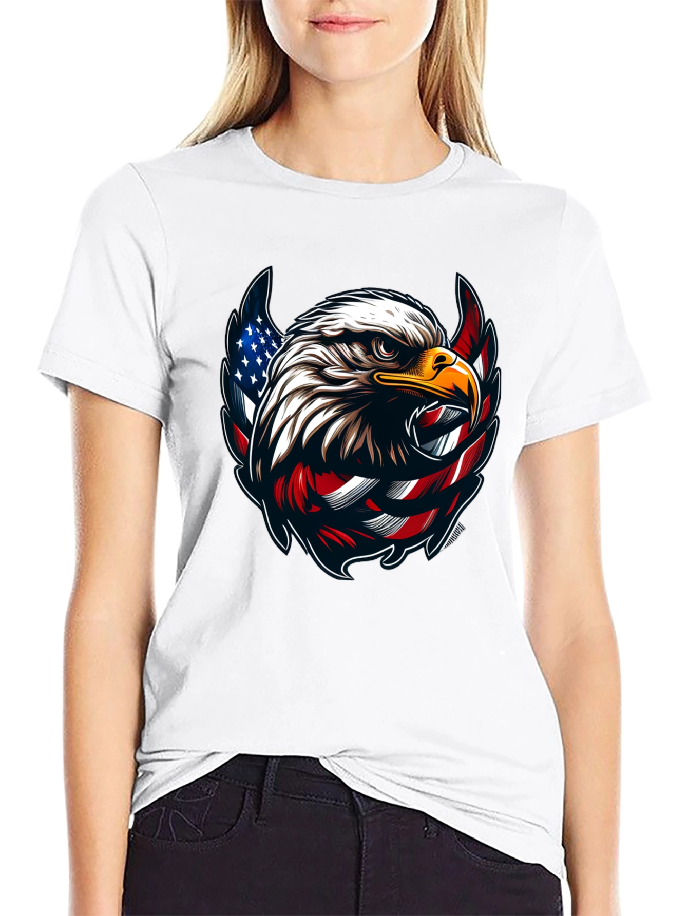American Eagle Graphic Black T-Shirt