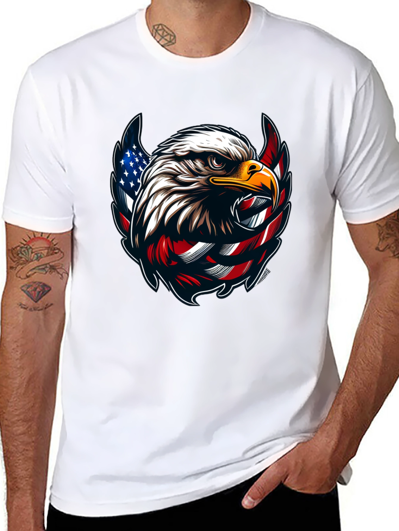 American Eagle Graphic Black T-Shirt
