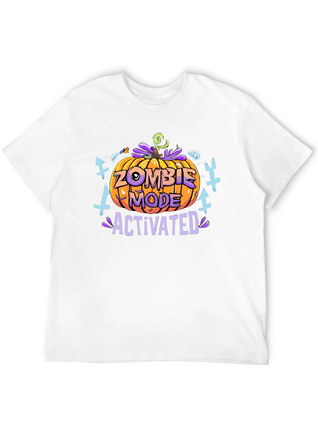 Zombie Mode Activated Halloween T-Shirt