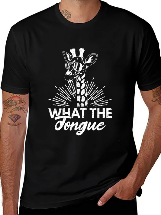 What the Tongue Giraffe Tee