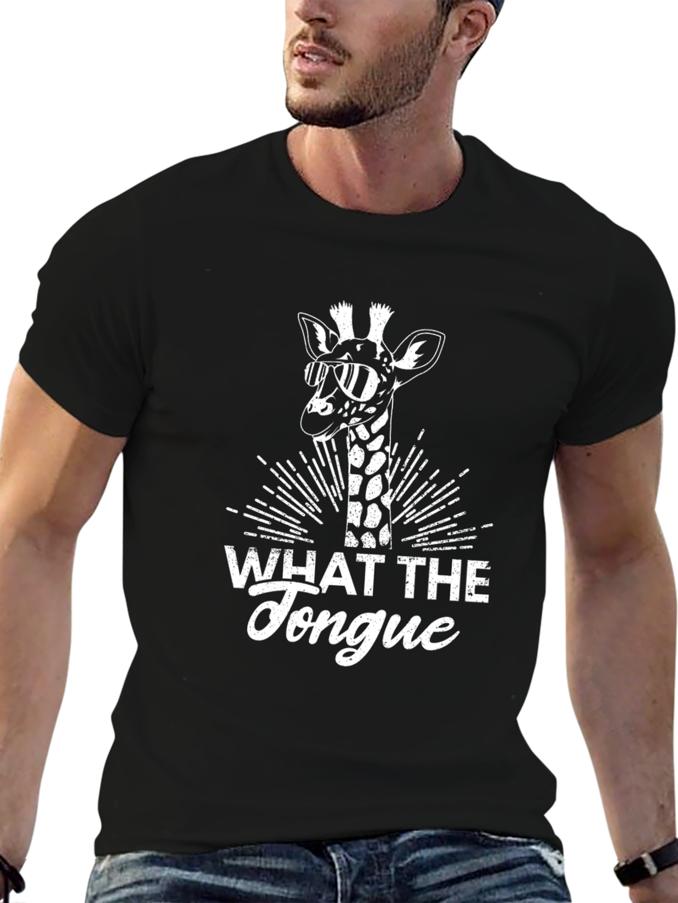 What the Tongue Giraffe Tee