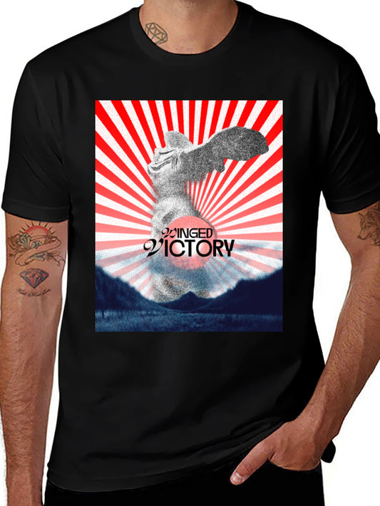 Winged Victory Graphic Tee - Black