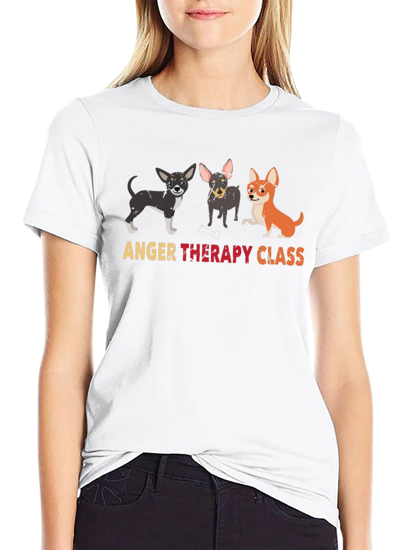 Anger Therapy Class Graphic T-Shirt