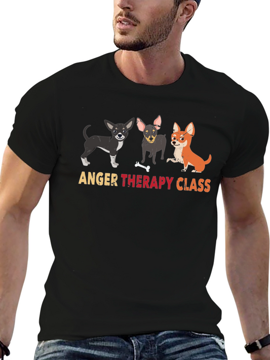 Anger Therapy Class Graphic T-Shirt