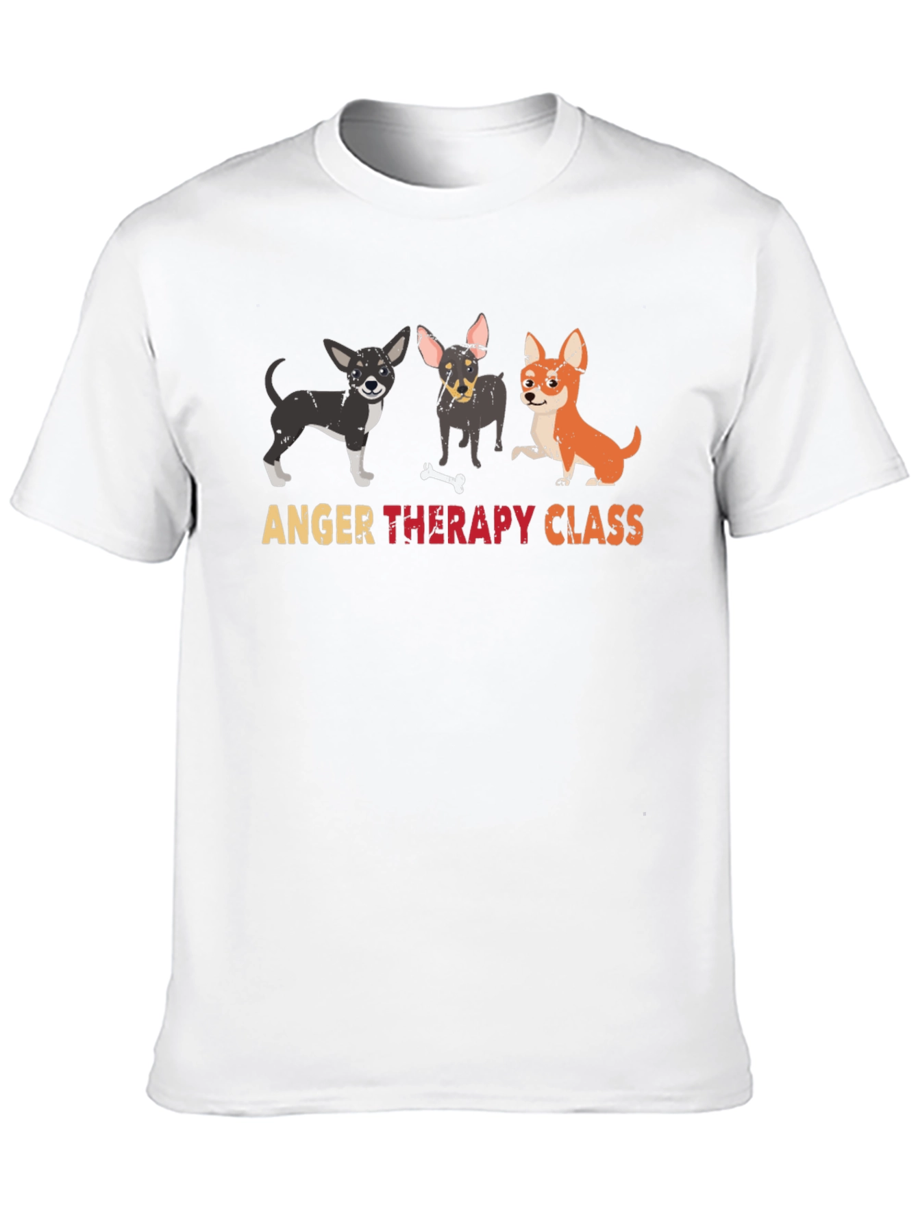 Anger Therapy Class Graphic T-Shirt