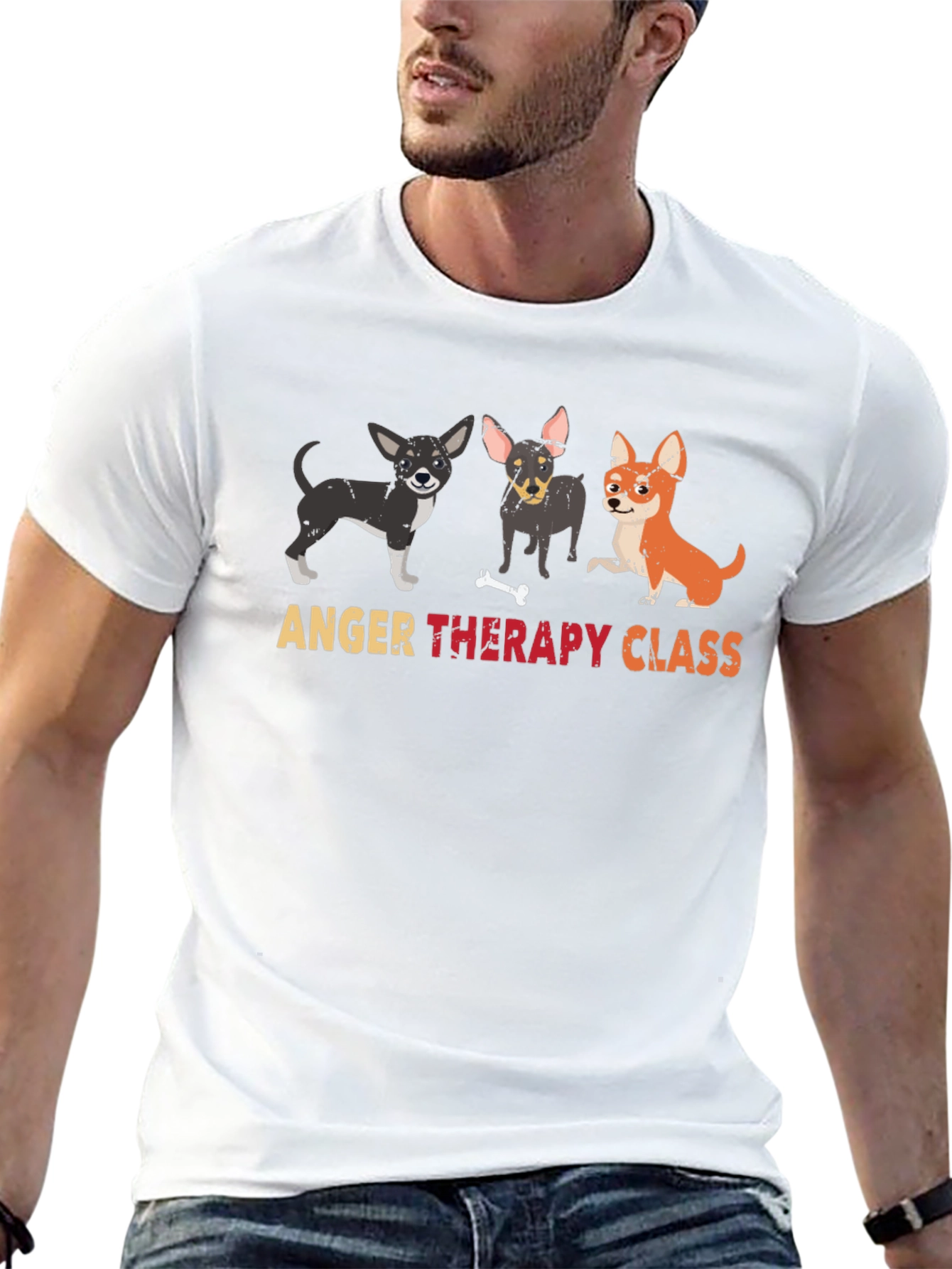 Anger Therapy Class Graphic T-Shirt