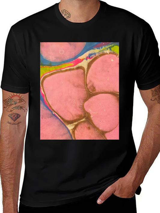 Abstract Art Print Tee - Unique Graphic T-Shirt