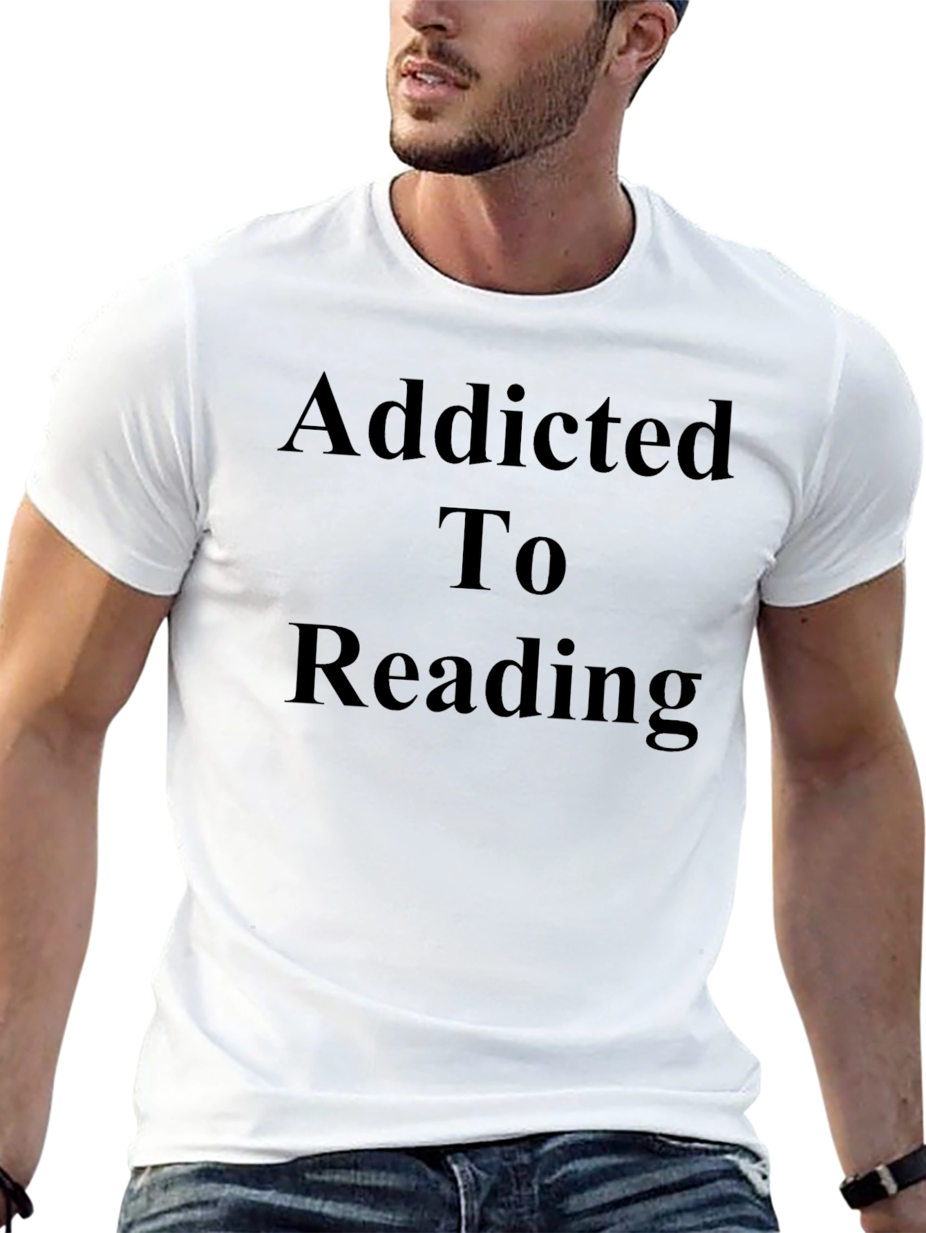 Addicted To Reading Graphic T-Shirt