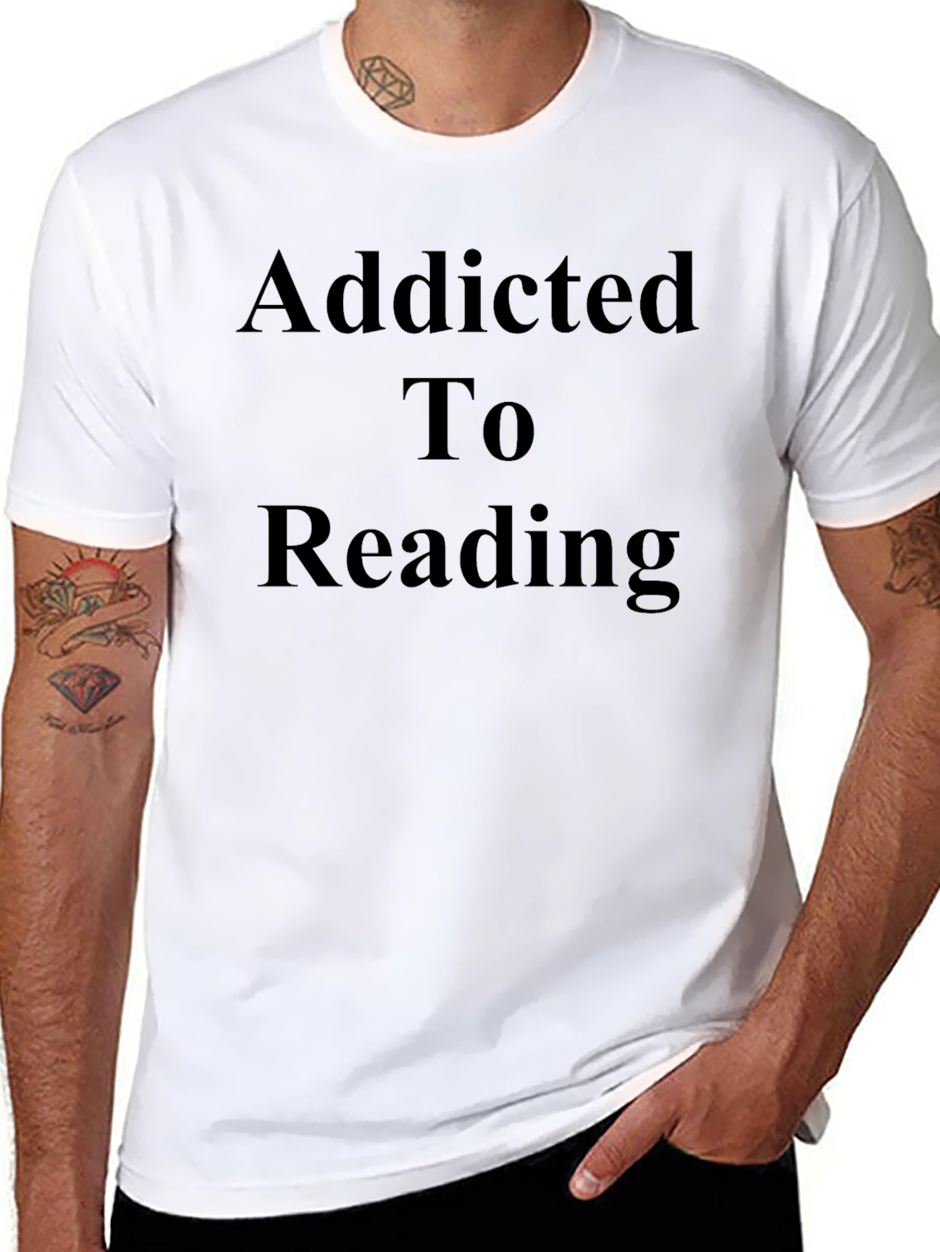 Addicted To Reading Graphic T-Shirt